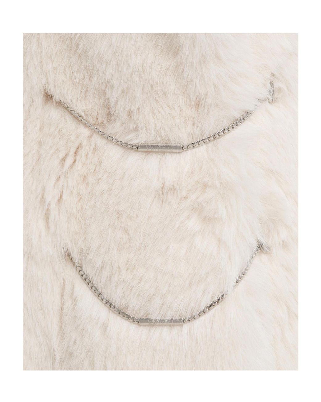 Dondup White Long-Sleeved Coat