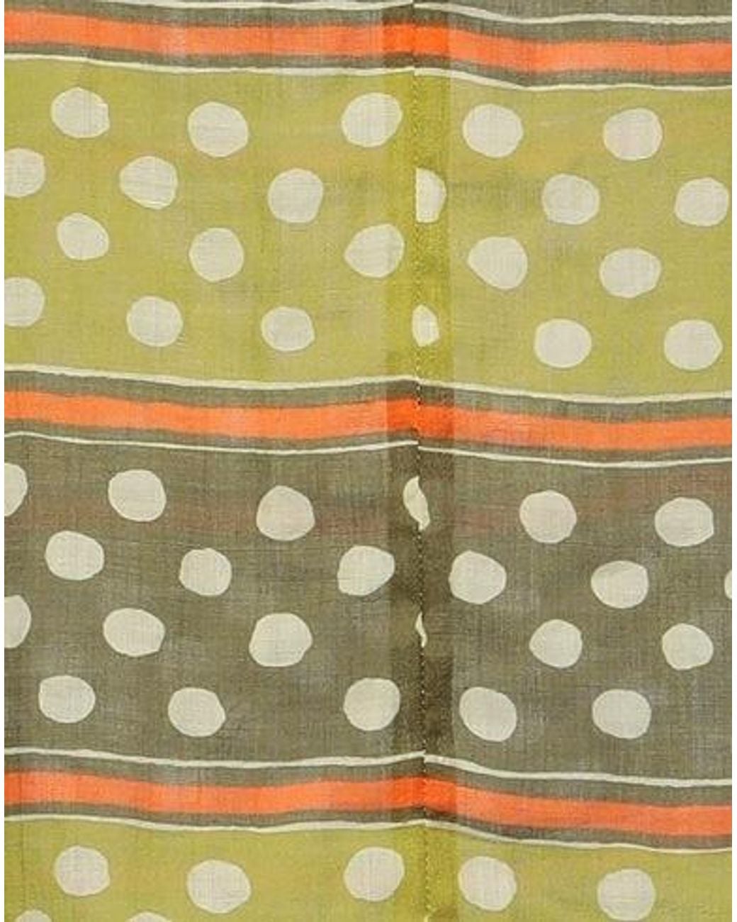Marni Yellow Polka Dot Short-Sleeved Top