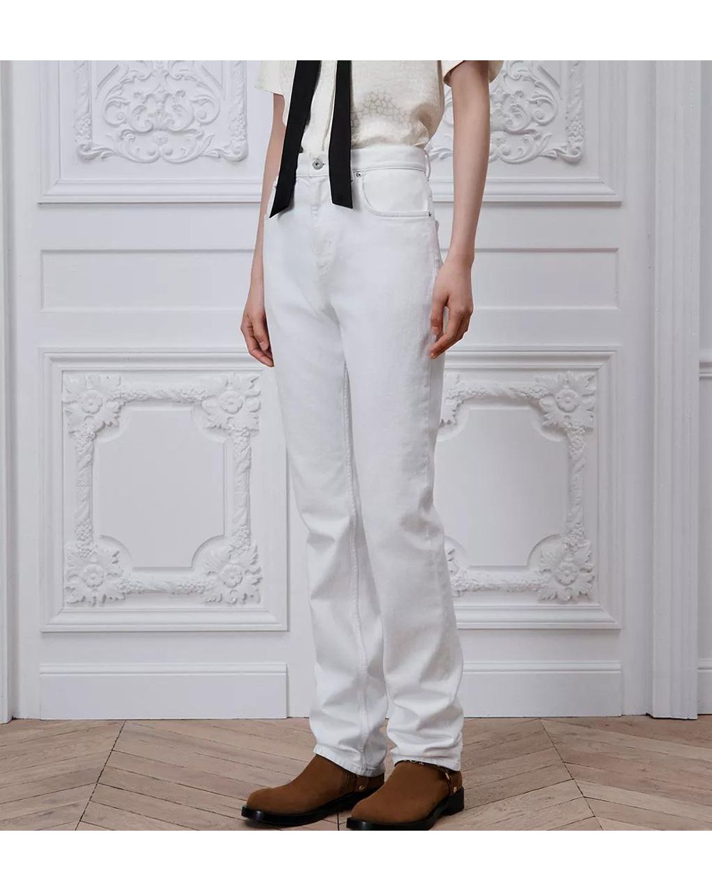 Dior White Skinny Jeans