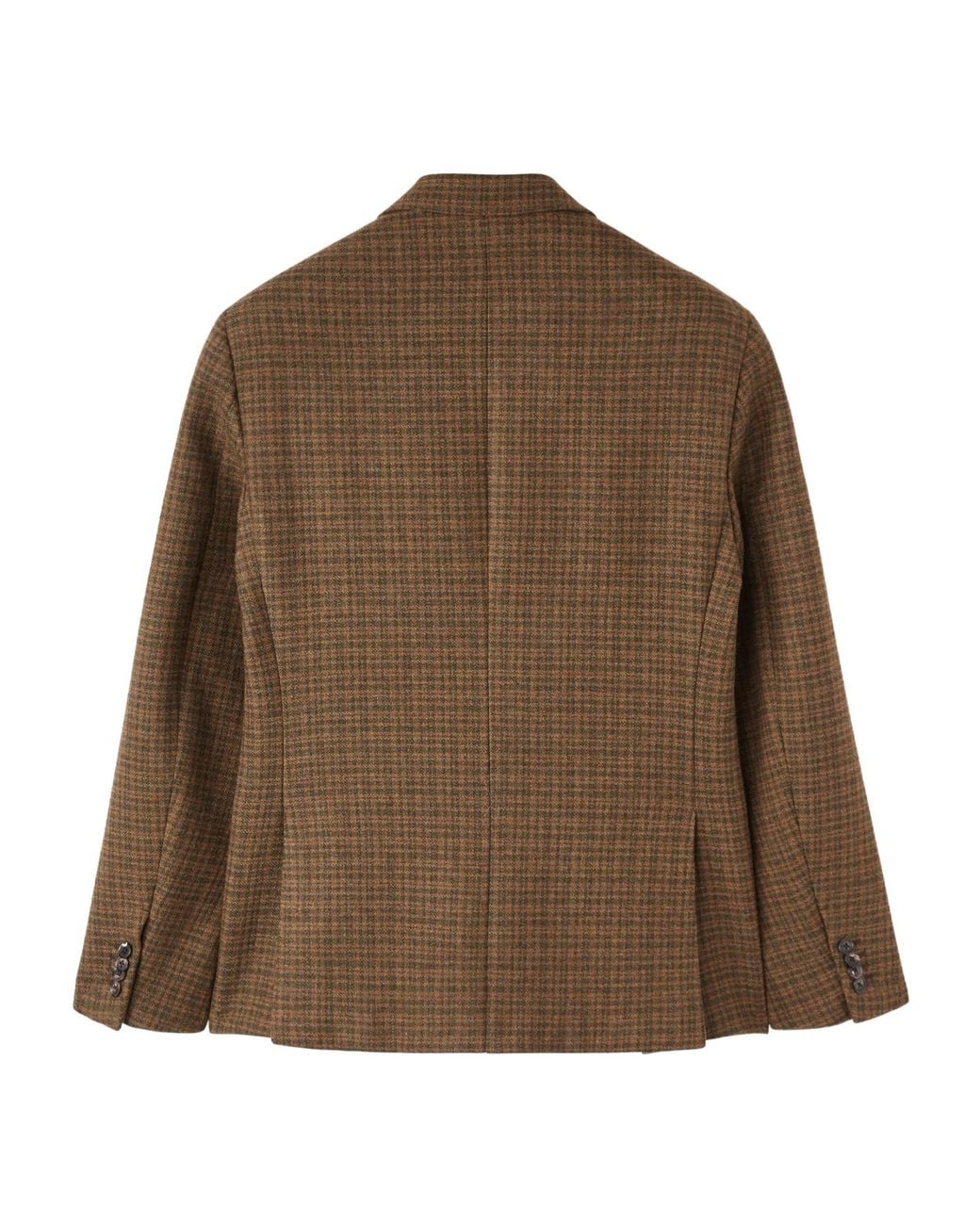 Loro Piana Brown Torino Checked Casual Jacket for men