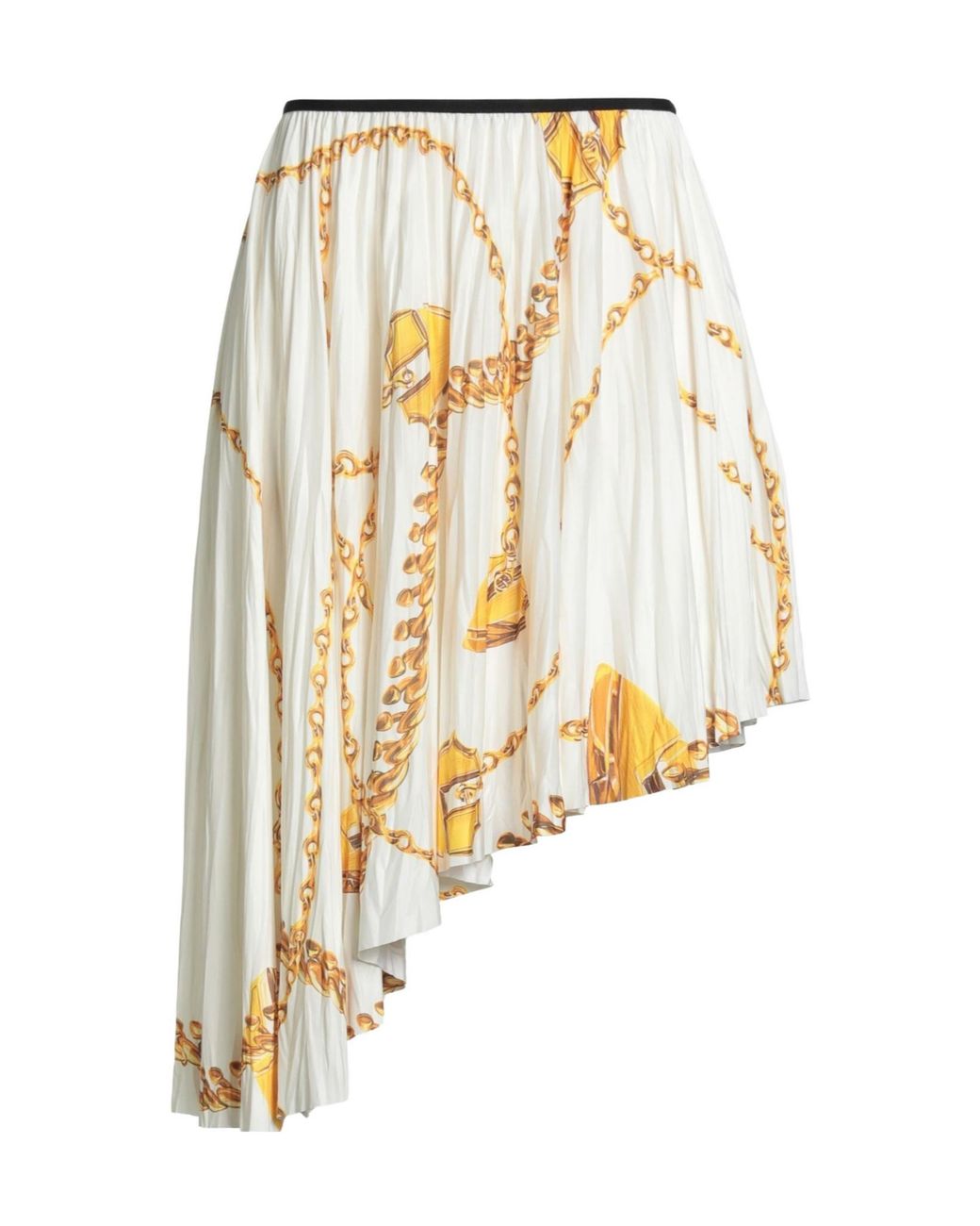 Burberry White Midi Skirt