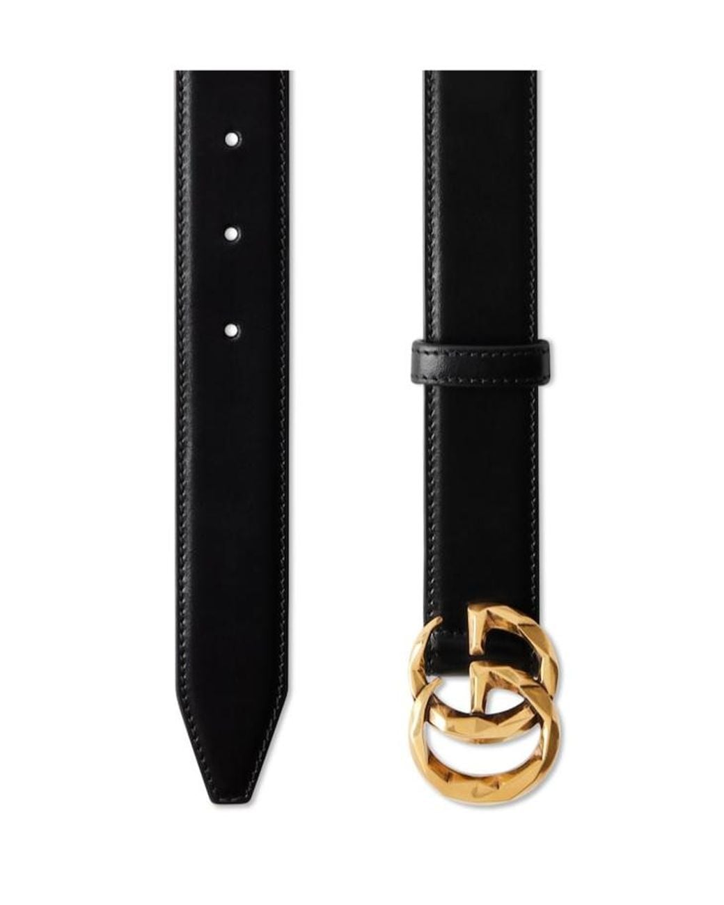 Gucci White Gg Marmont Belt for men
