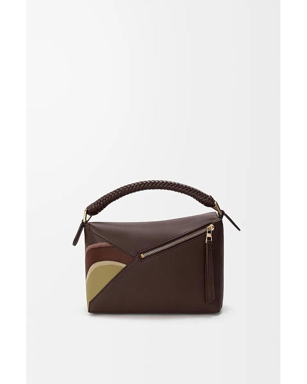 Loewe Brown Small Puzzle Edge Bag