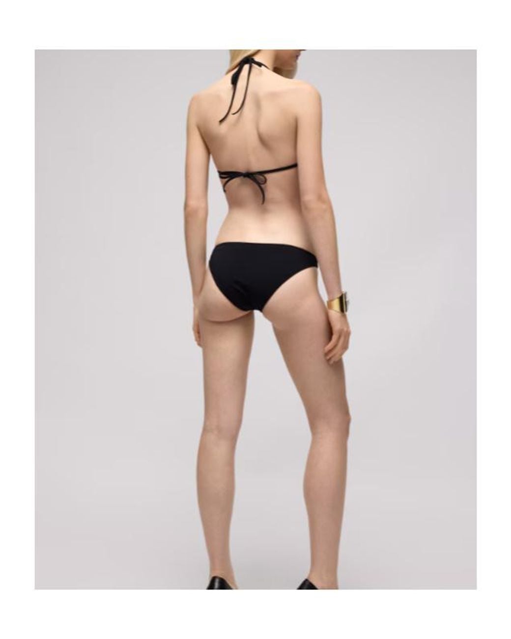 Gucci Black Stretch Jersey Bikini