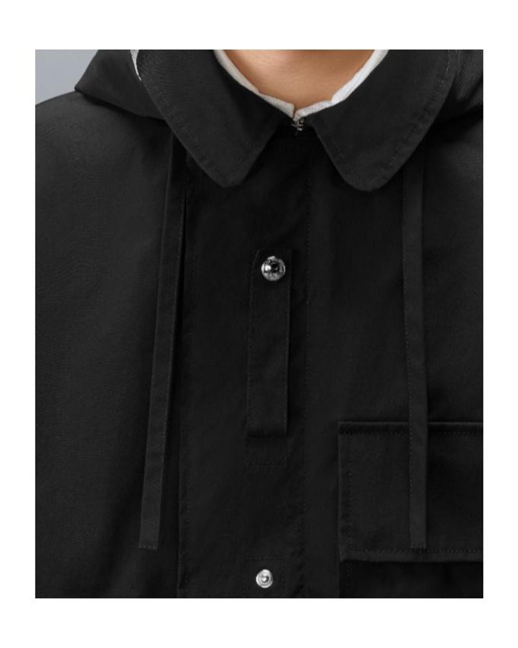 Thom Browne Black Tech Mariner Jacket for men