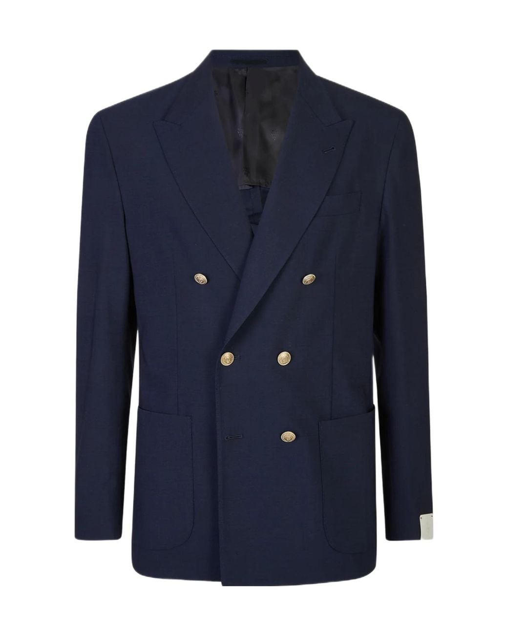 Eleventy Blue Long-Sleeved Suit Jacket for men