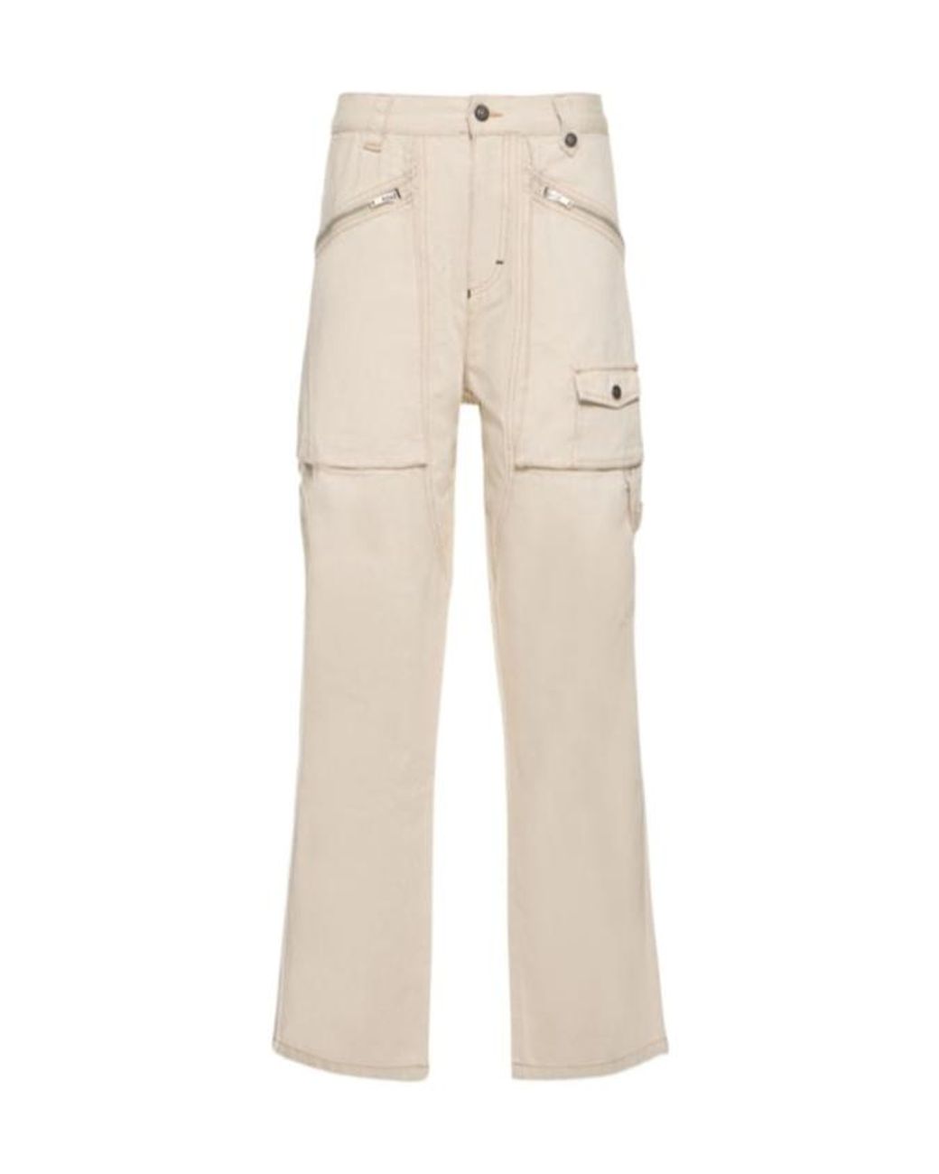 Isabel Marant Natural Straightleg Wideleg Pants