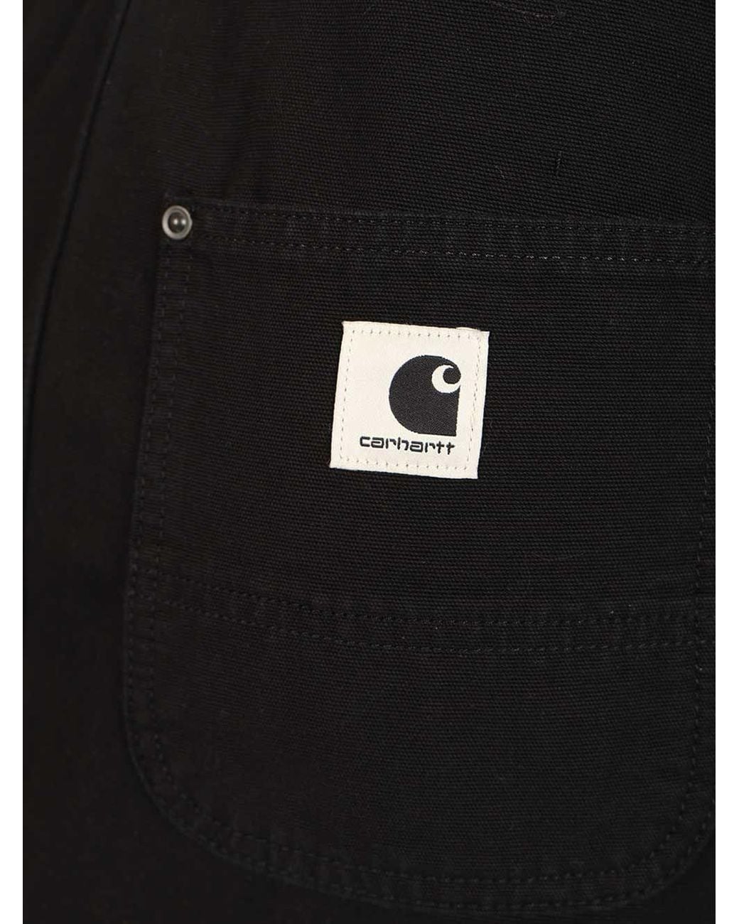 Carhartt Black Logo-Patch Mini Skirt