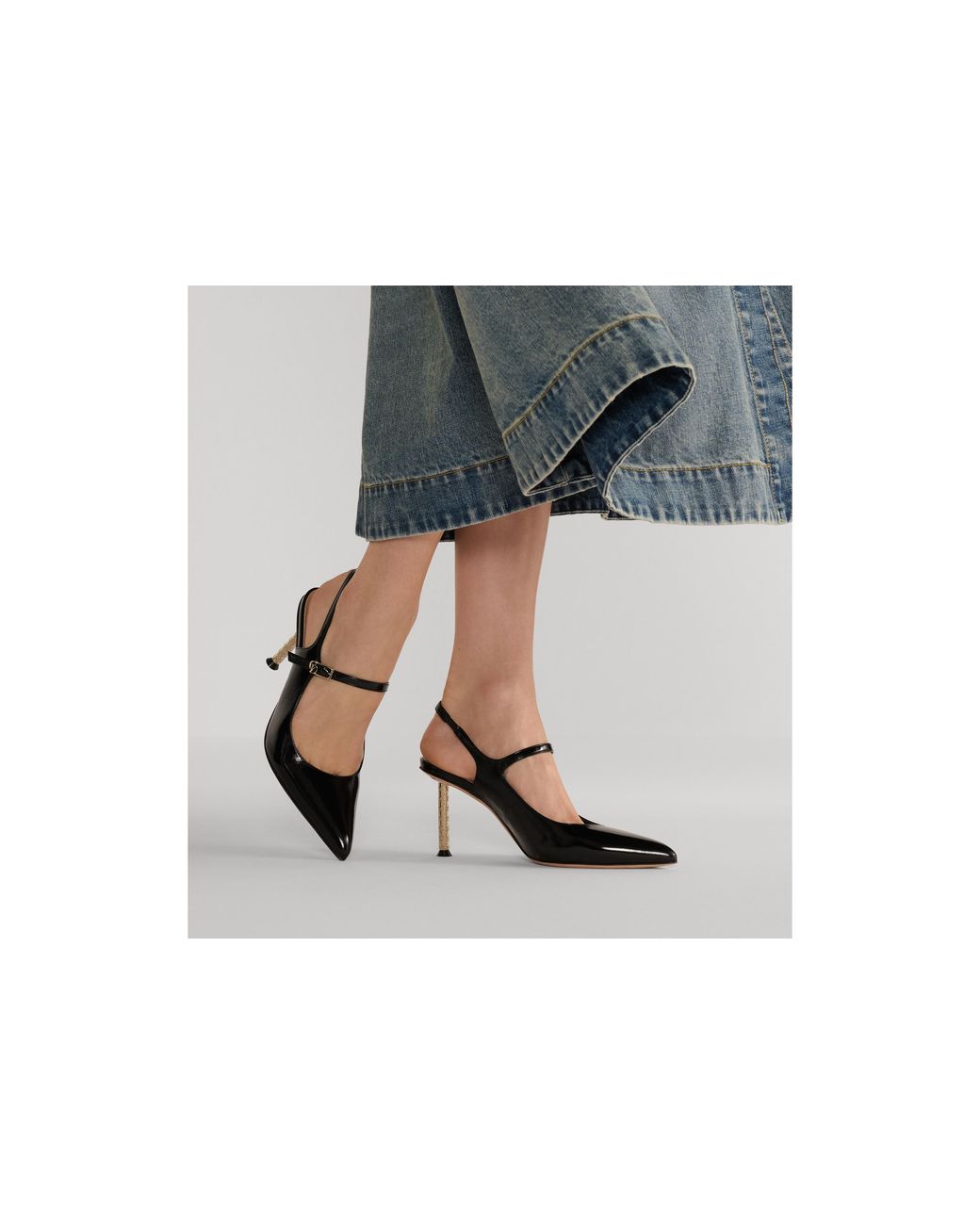 Dior Black Icon Slingback Pump