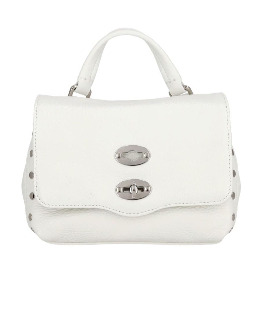 Zanellato White Logo Shoulder Bag Shoulder Bag