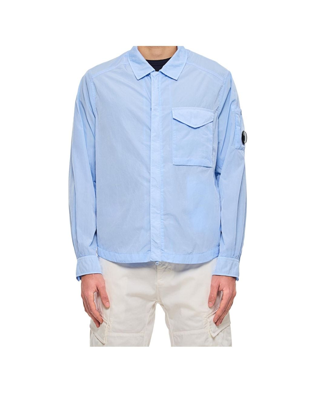 C P Company Blue Utility Jacket for men