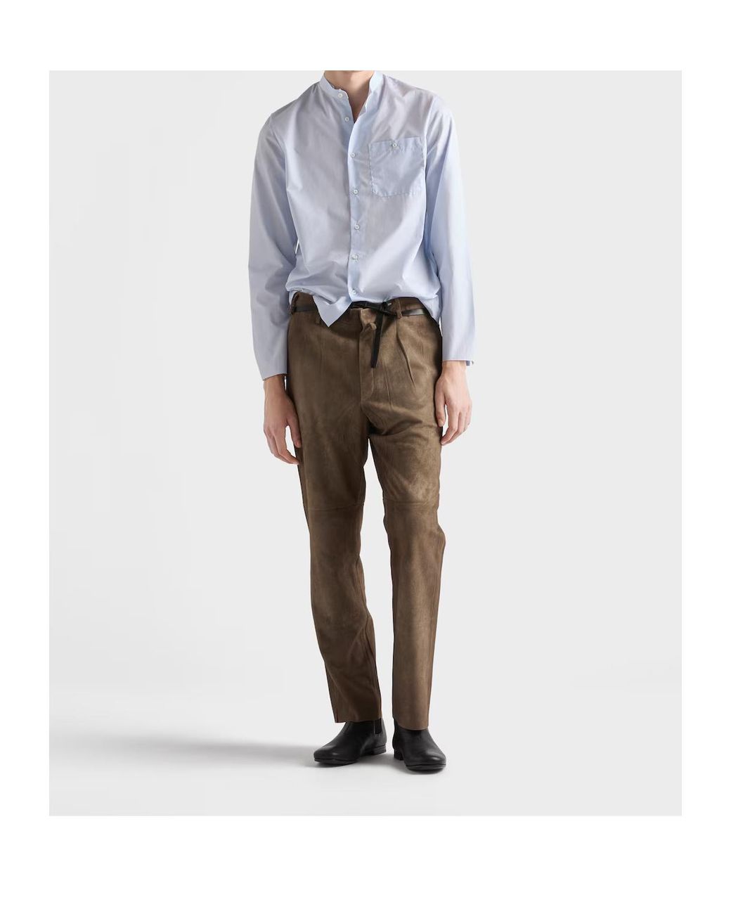 Prada White Cotton Shirt for men