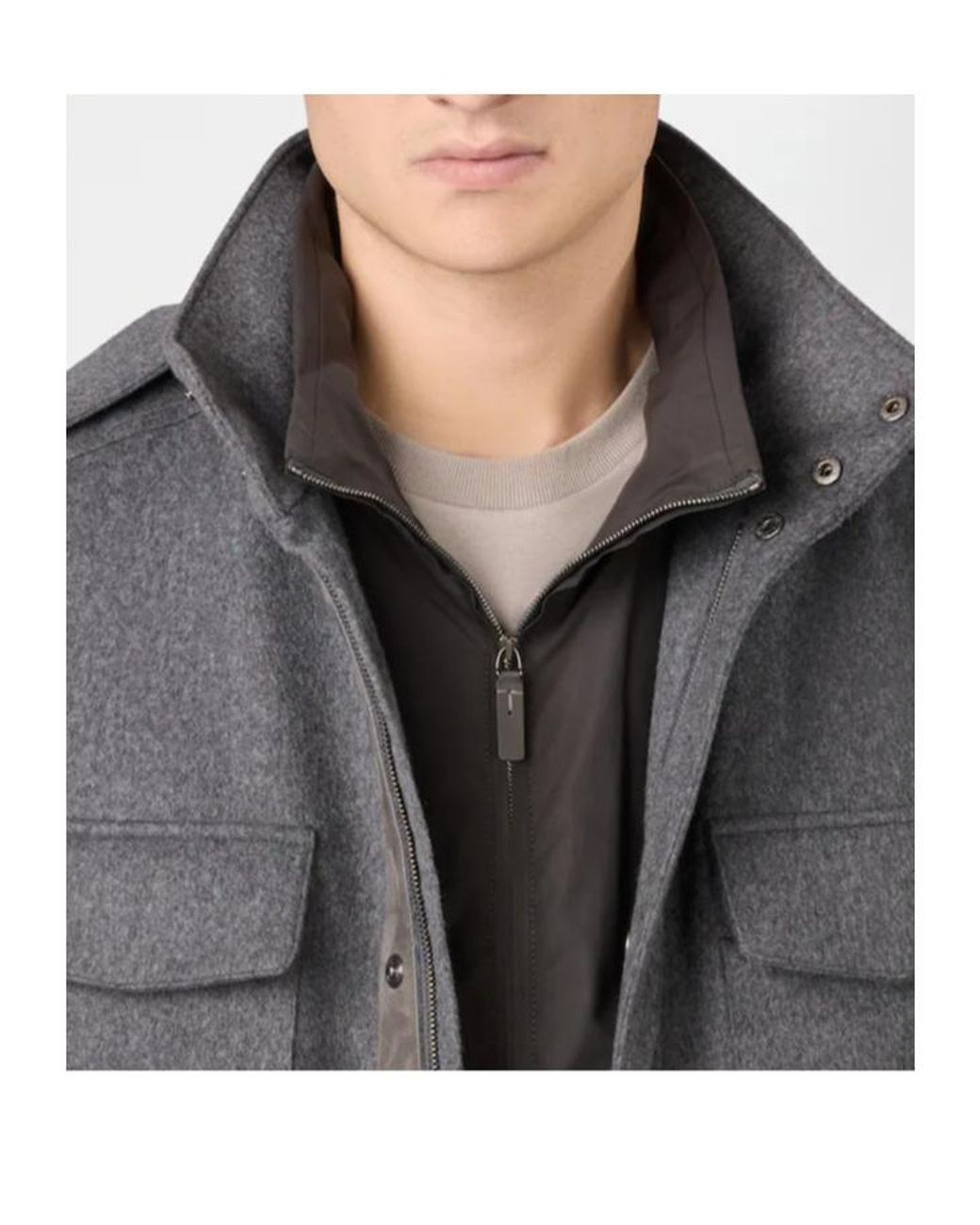 Tod's Gray Field Jacket for men