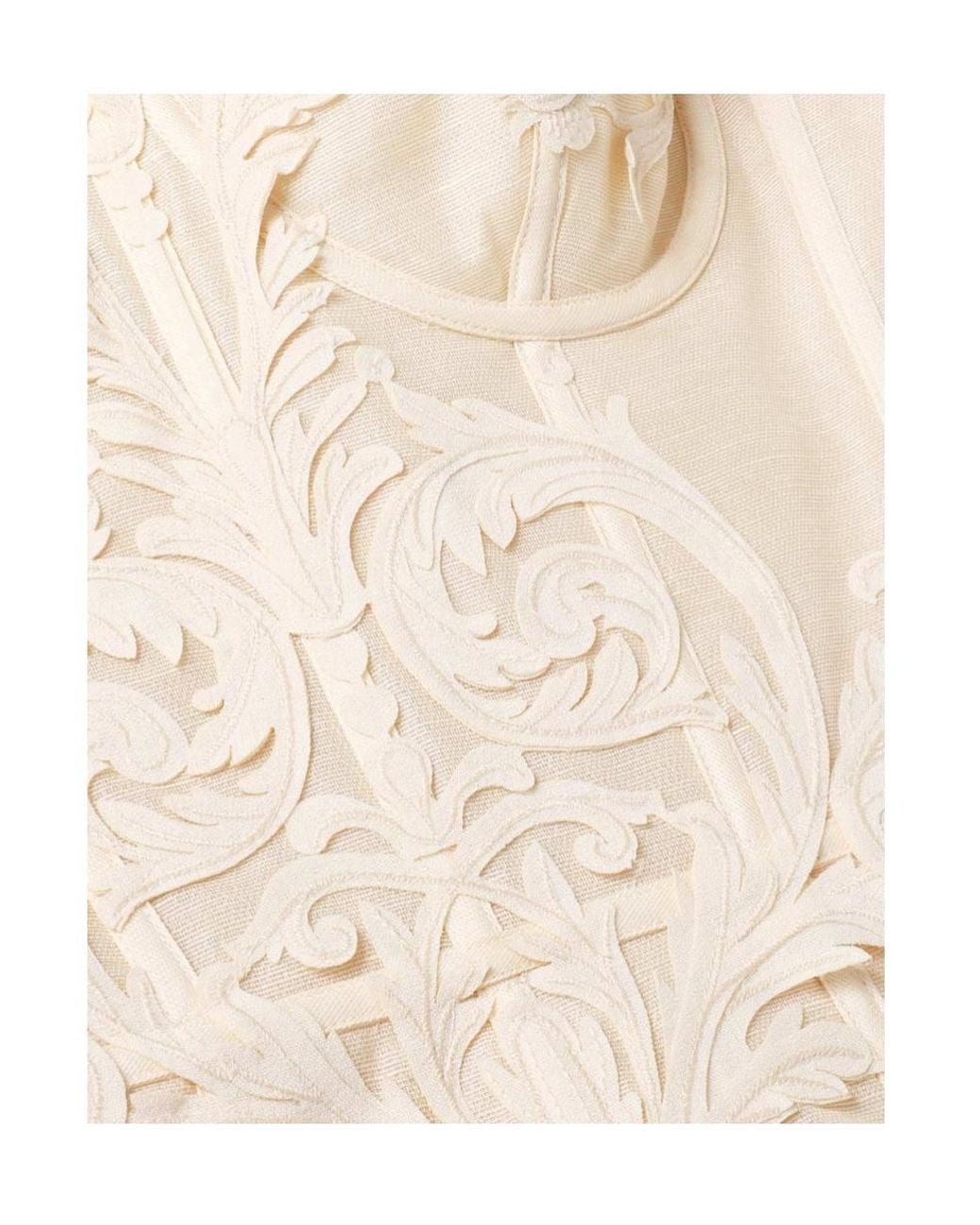 Zimmermann White Rebellion Filigree Mini Dress