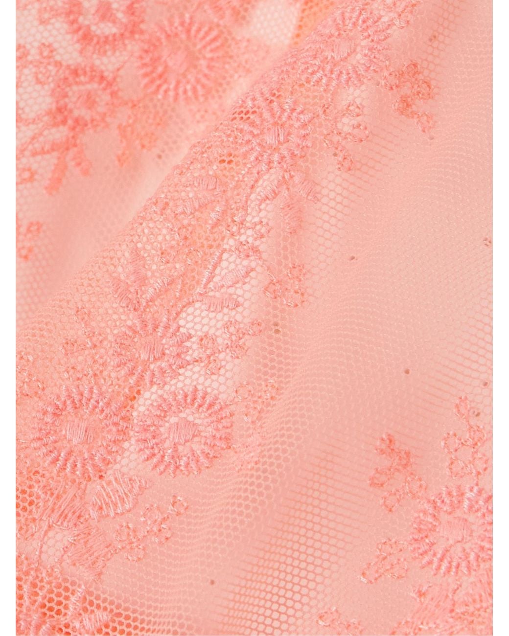 Eres Pink Exquisite Floral Embroidered Bra