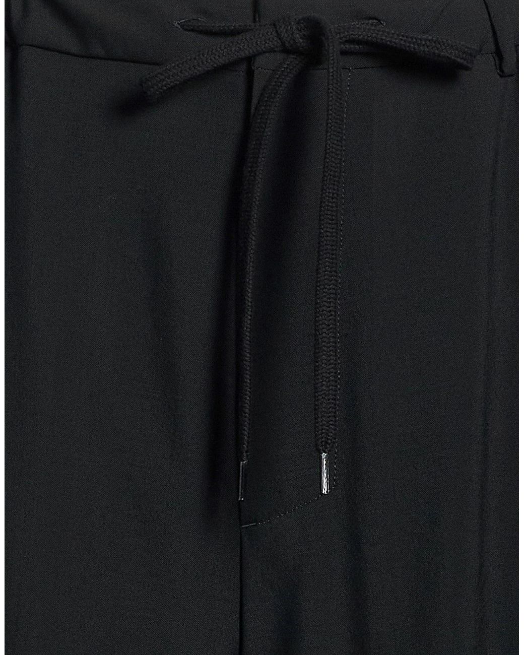 MM6 by Maison Margiela Black Minimalist Straightleg Dress Pants
