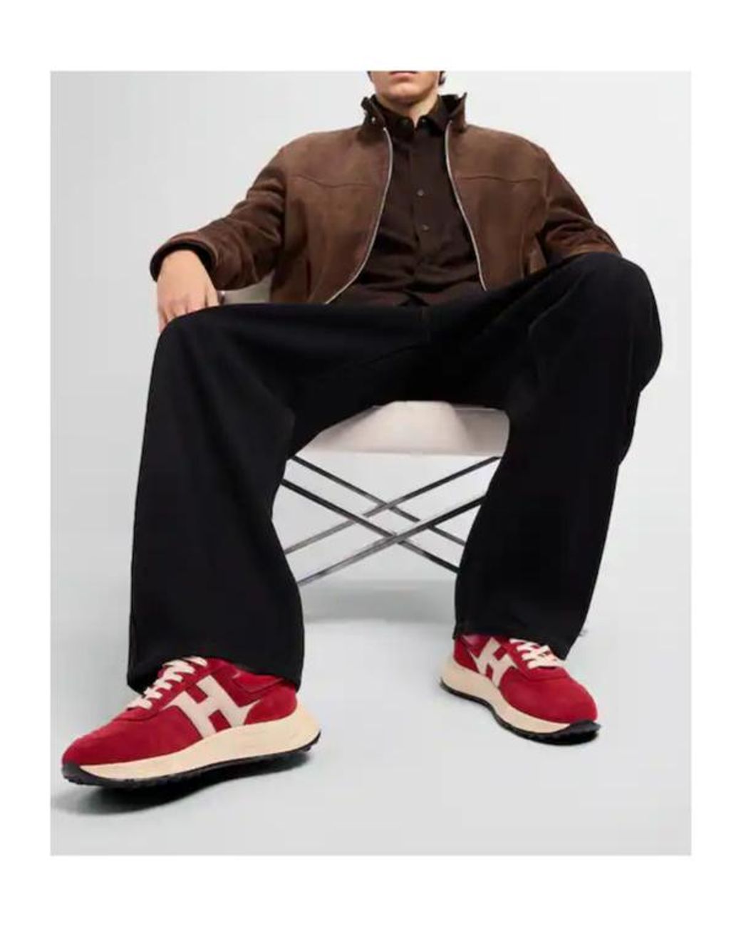 Hogan Red Hyperlight Series Sneakers for men