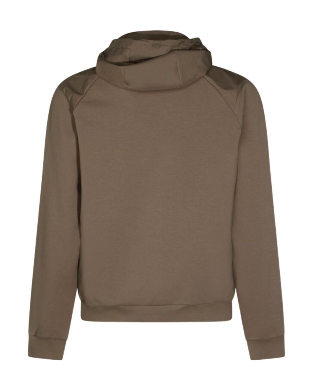 Herno Green Zip-Up Hooded Jacket for men