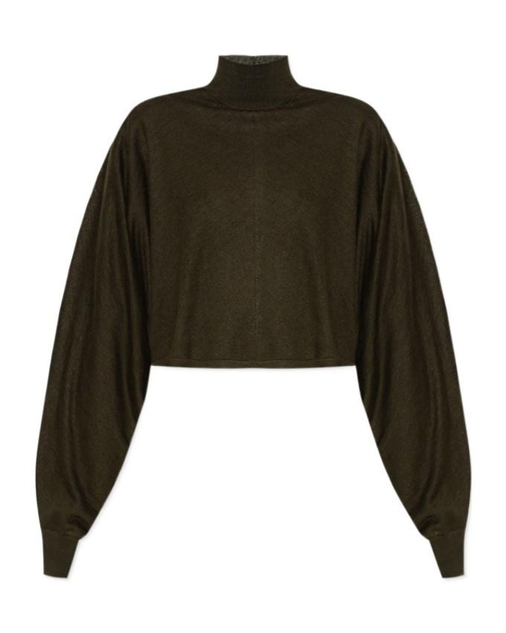 Alaïa Green Backless Sweater