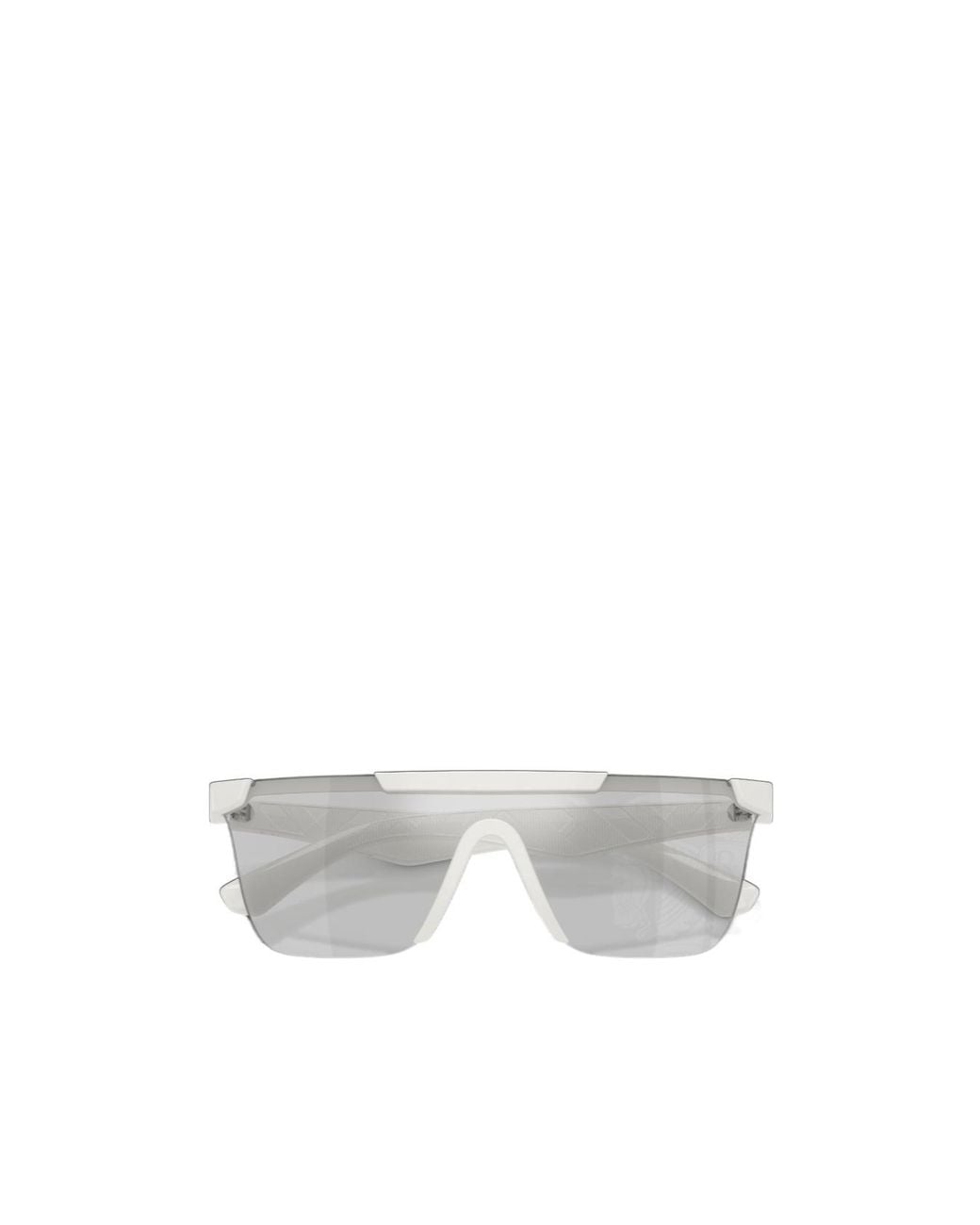 Burberry White Geometric Sunglasses for men