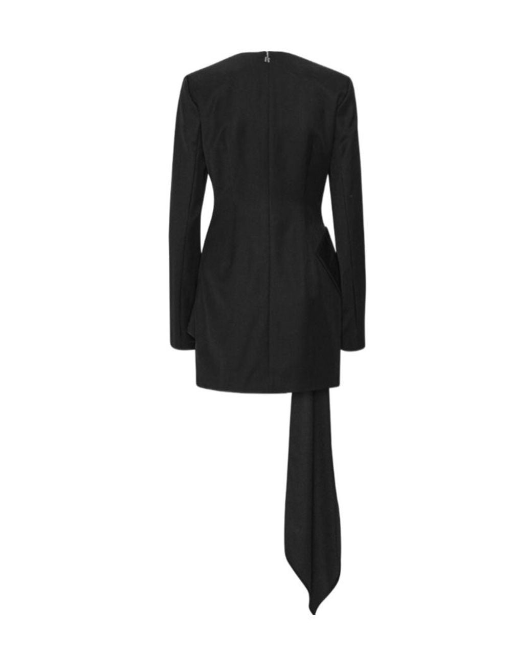ROTATE BIRGER CHRISTENSEN Black Maxi Bow Mini Dress