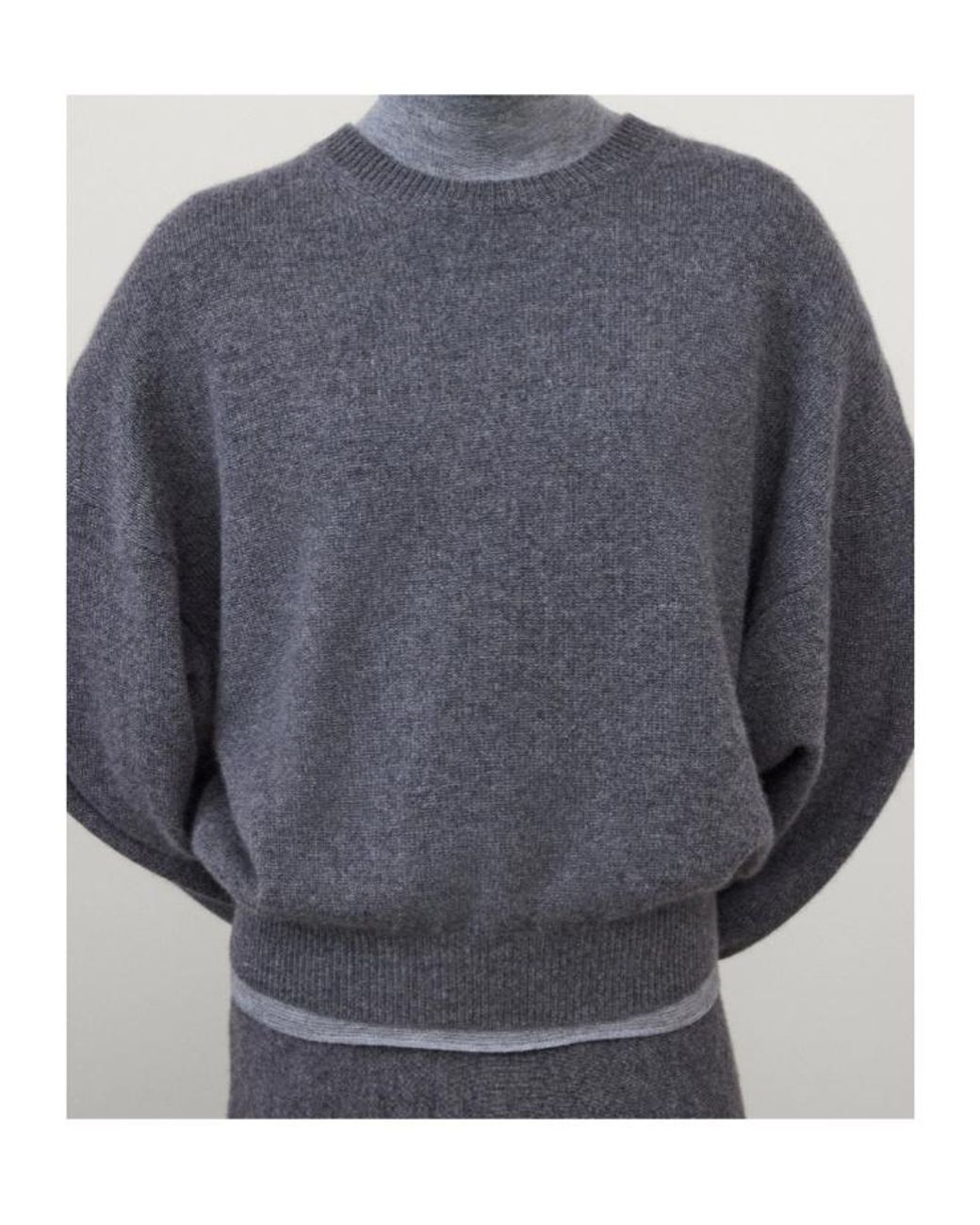 Lisa Yang Gray Veira Relaxed Knitted Sweater