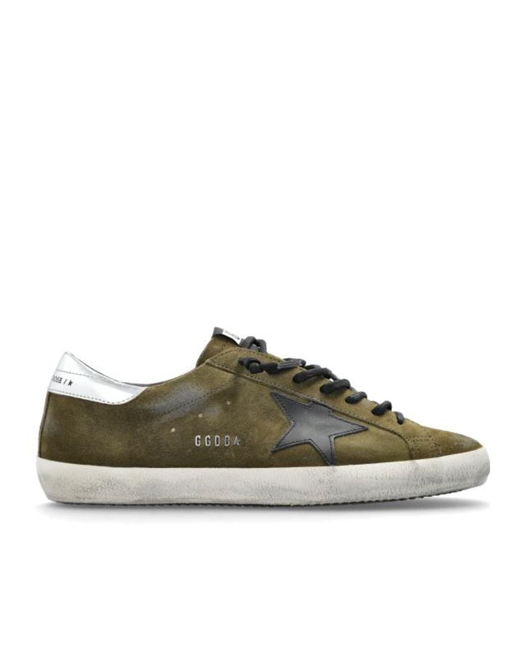 Golden Goose Deluxe Brand Green 'Super-Star' Sports Shoes for men