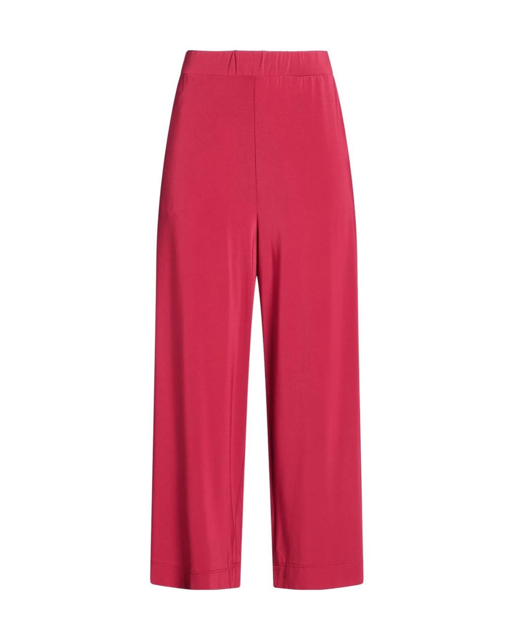 Max Mara Red Wide-Leg Trousers