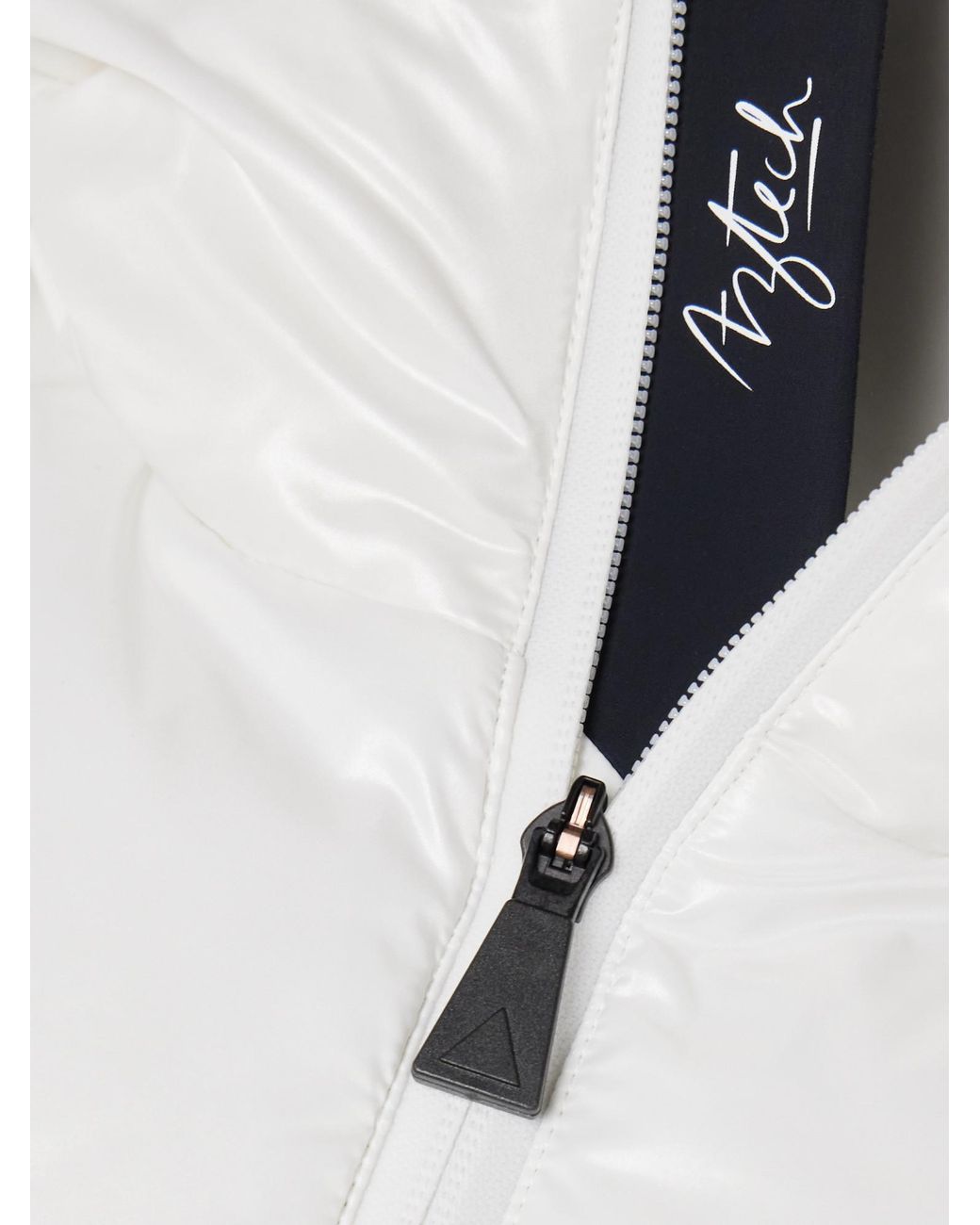 Aztech Mountain White Nuke Hooded Ski Jacket