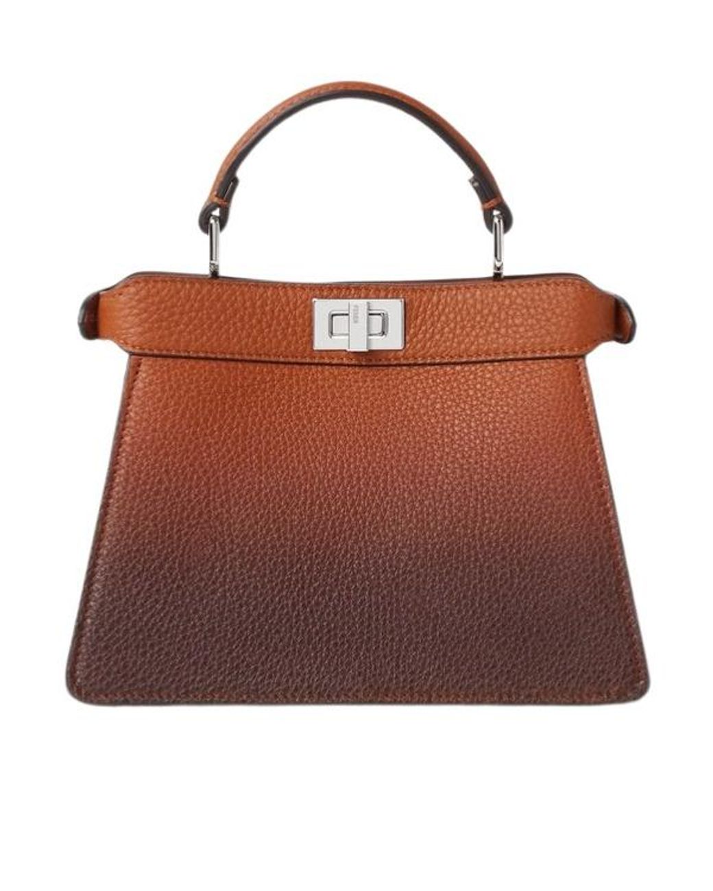 Fendi Brown Gradient Leather Bag