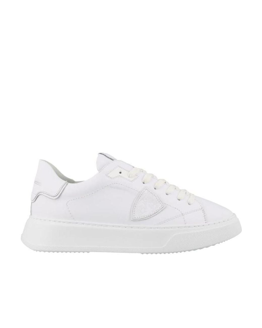 Philippe Model White Temple Low-Top Sneakers for men