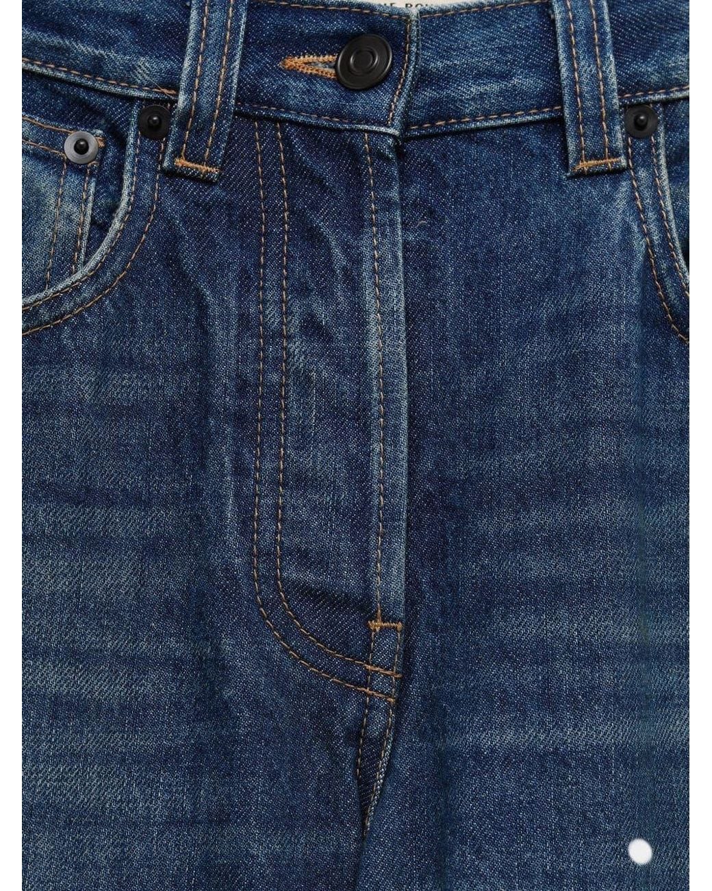The Row Blue Daciana Straight-Leg Jeans