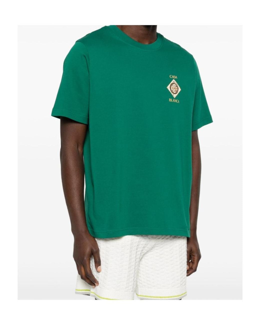 Casablanca Green Plafond Orné De Musique T-Shirt for men
