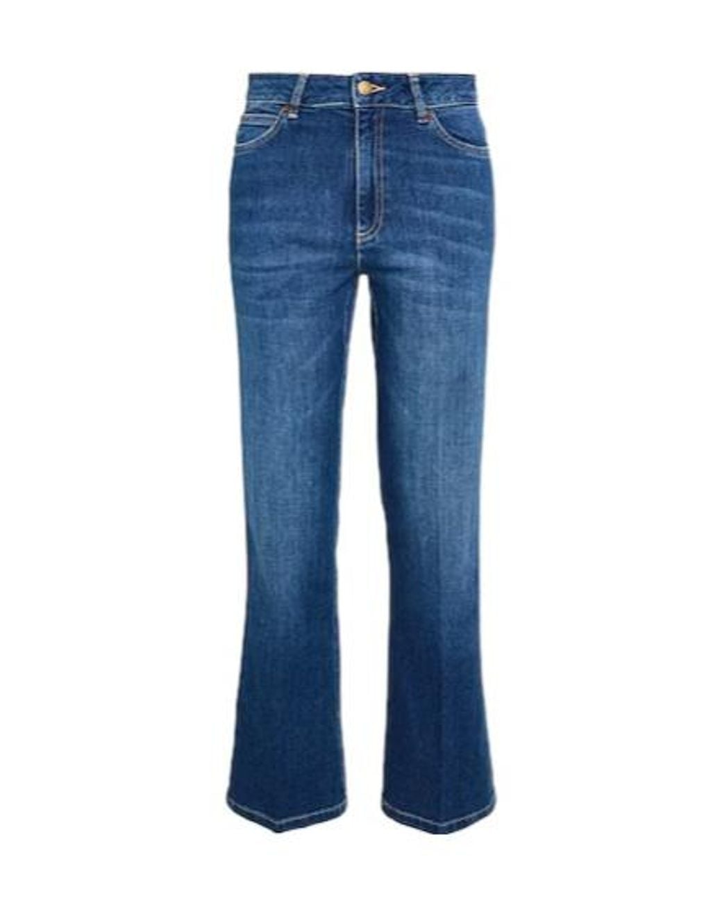 MAX&Co. Blue Straight-Leg Jeans