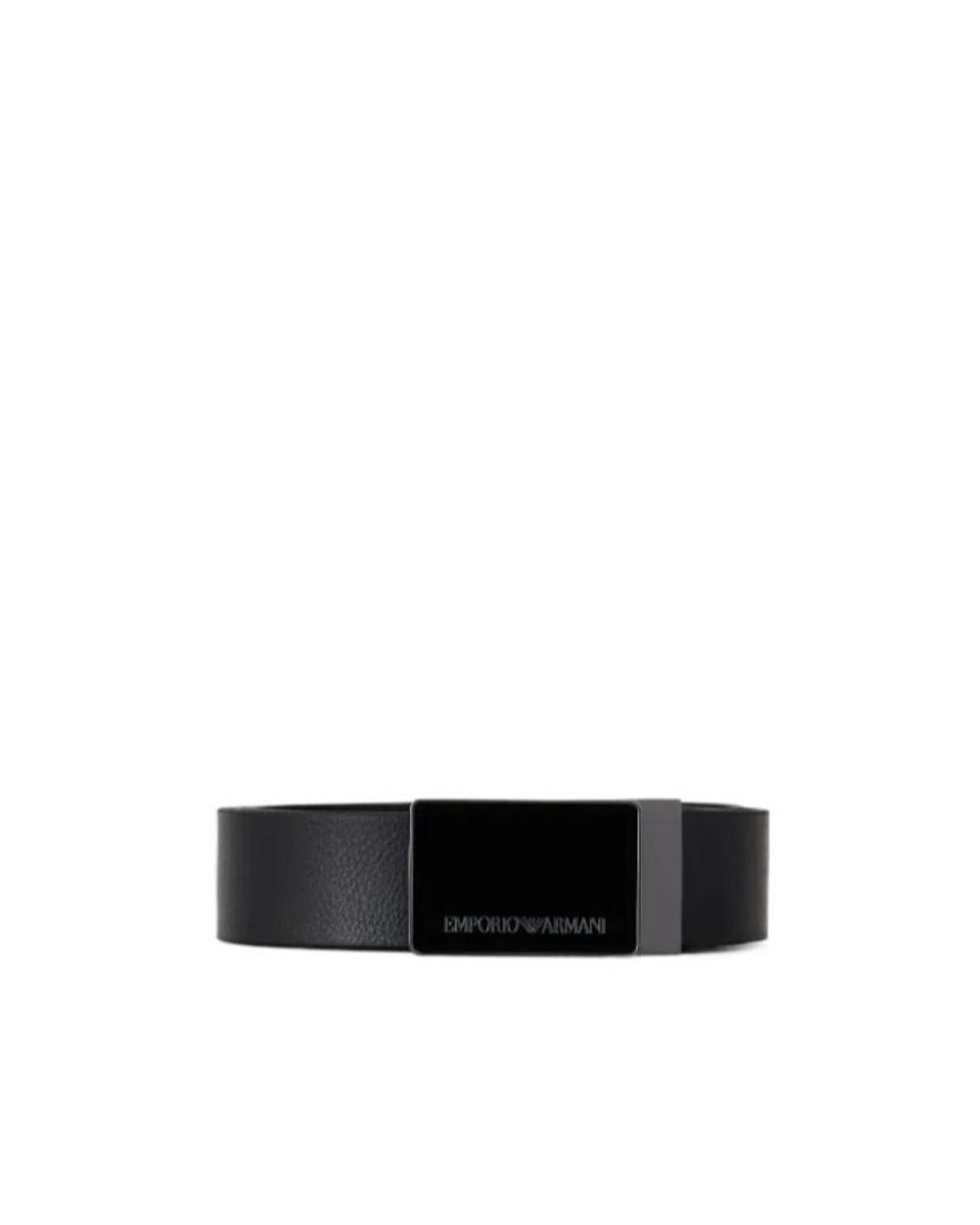 Emporio Armani Multicolor Logo Engraved Buckled Belt for men