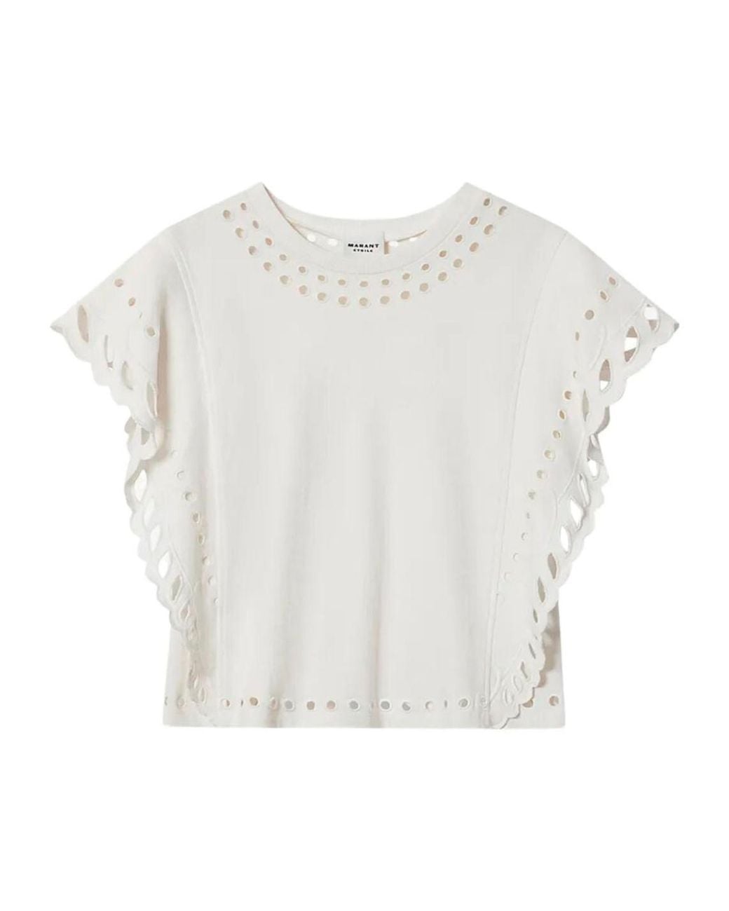 Isabel Marant White Isabel Marant Étoile Odyle Crewneck T-Shirt