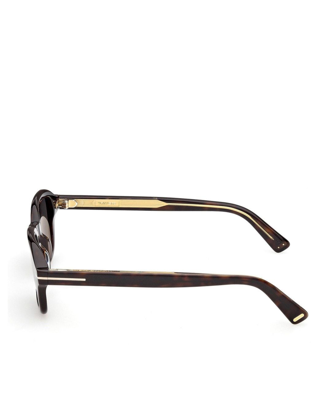 Tom Ford White Small Rectangular Sunglasses for men