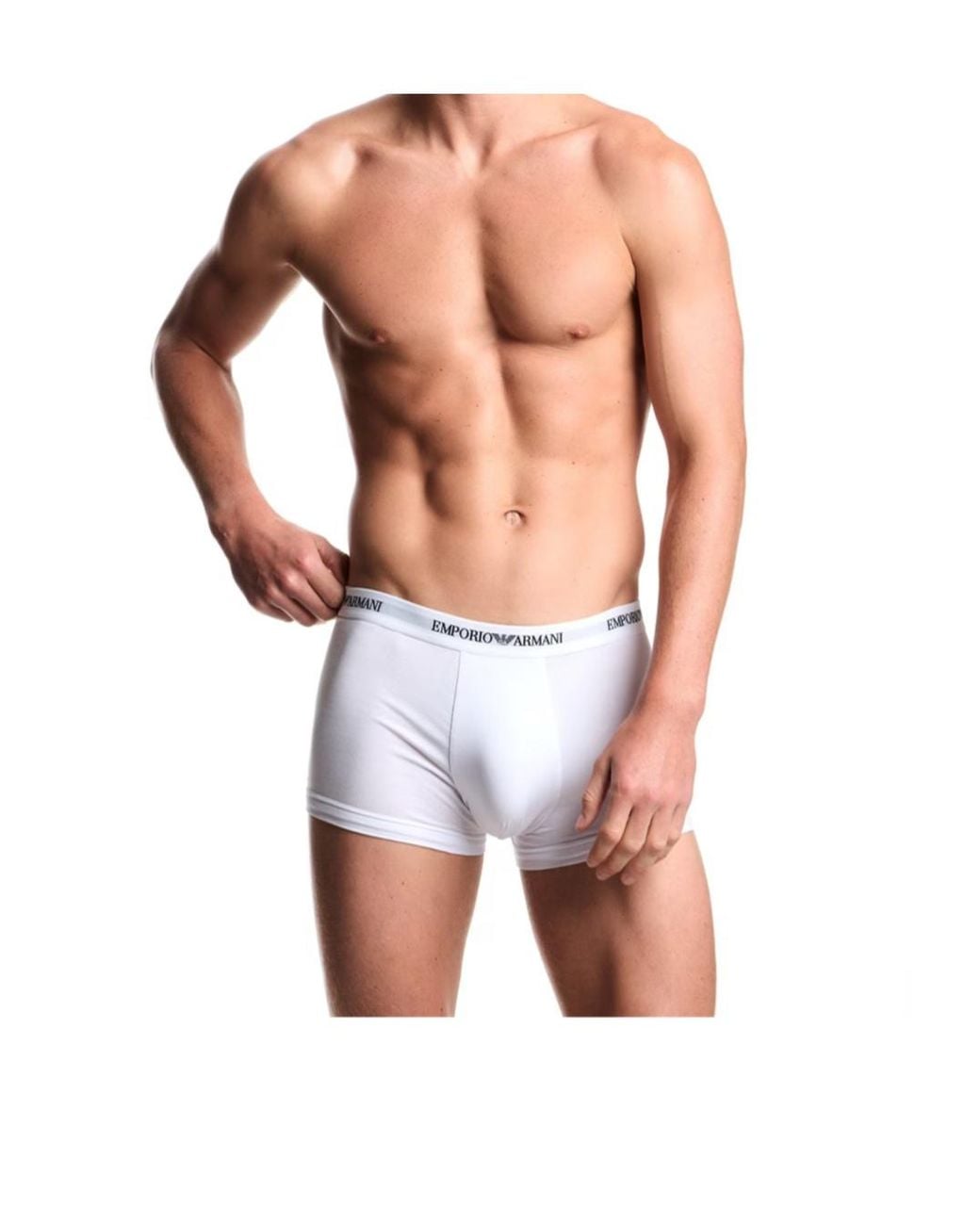 Emporio Armani White Trunks for men