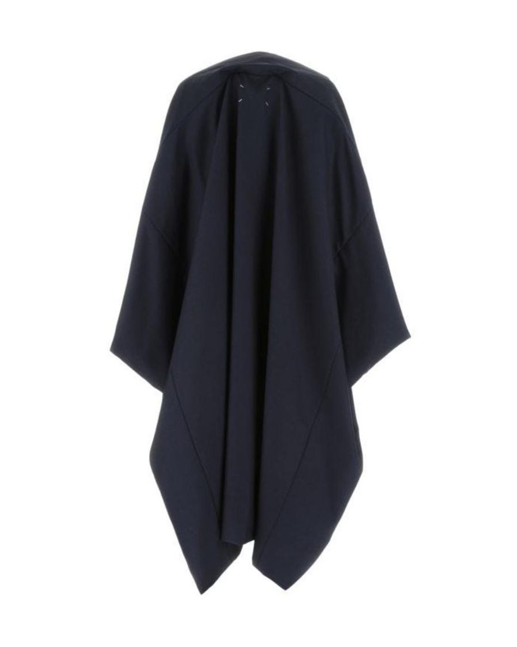Maison Margiela Blue Modern Wool Blend Cape