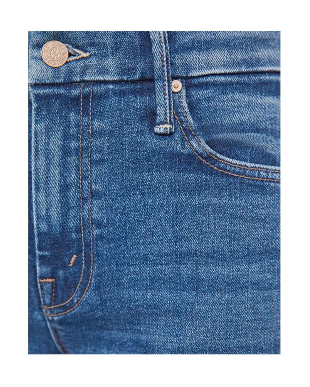 Mother Blue High-Waisted Jeans