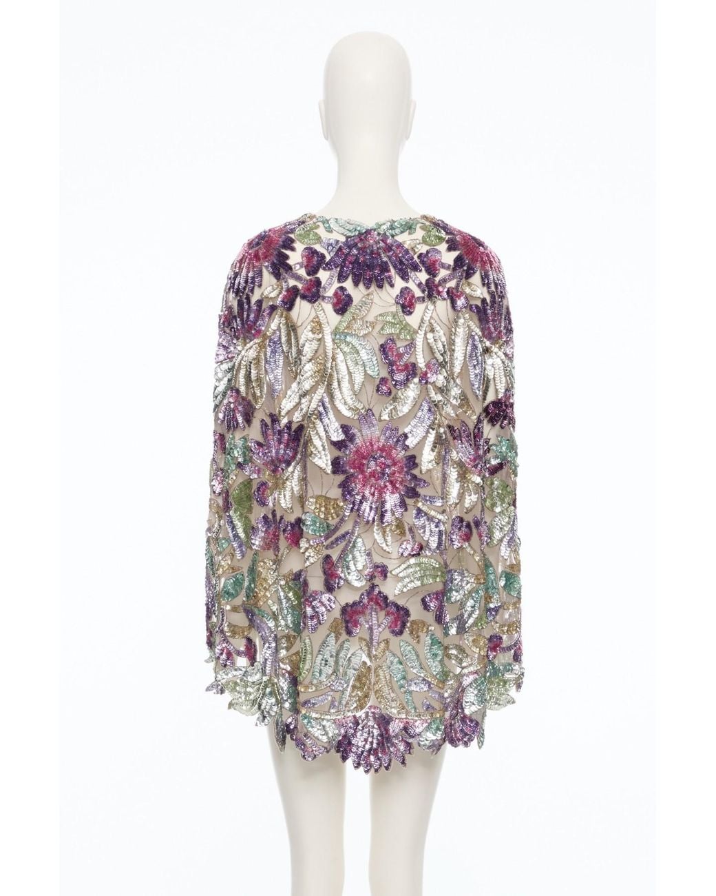 Valentino White Sequined Jacket