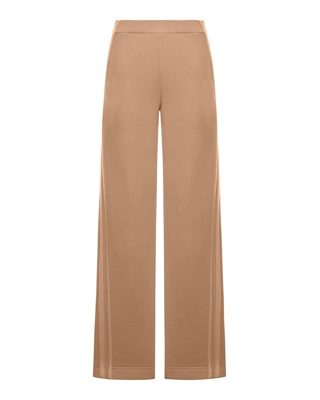 Max Mara Natural Side-Stripe Trousers