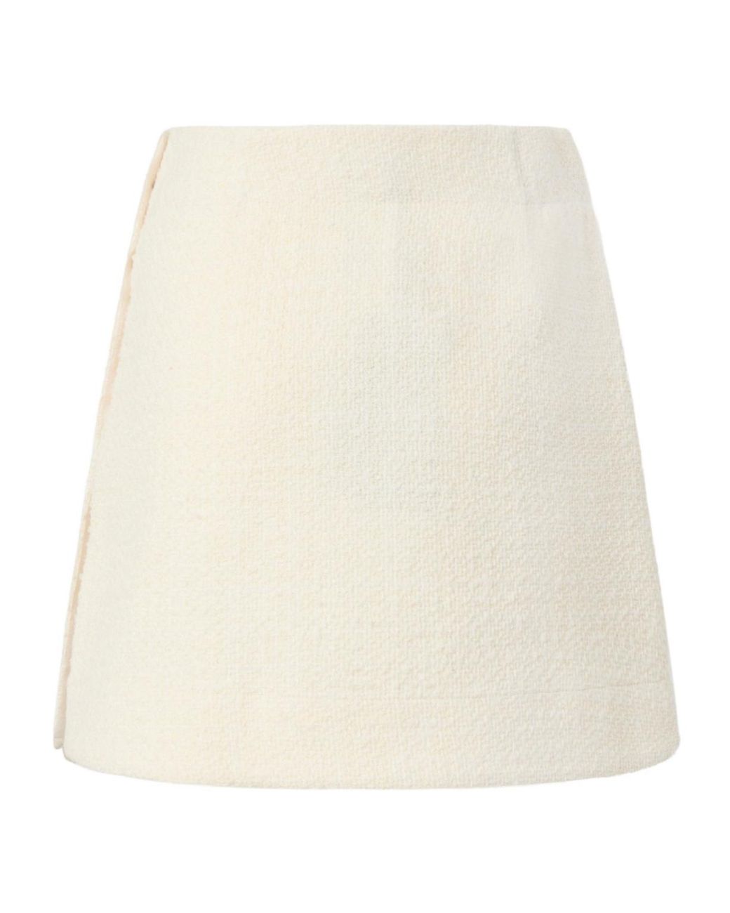 Pinko Natural Tweed Mini Skirt