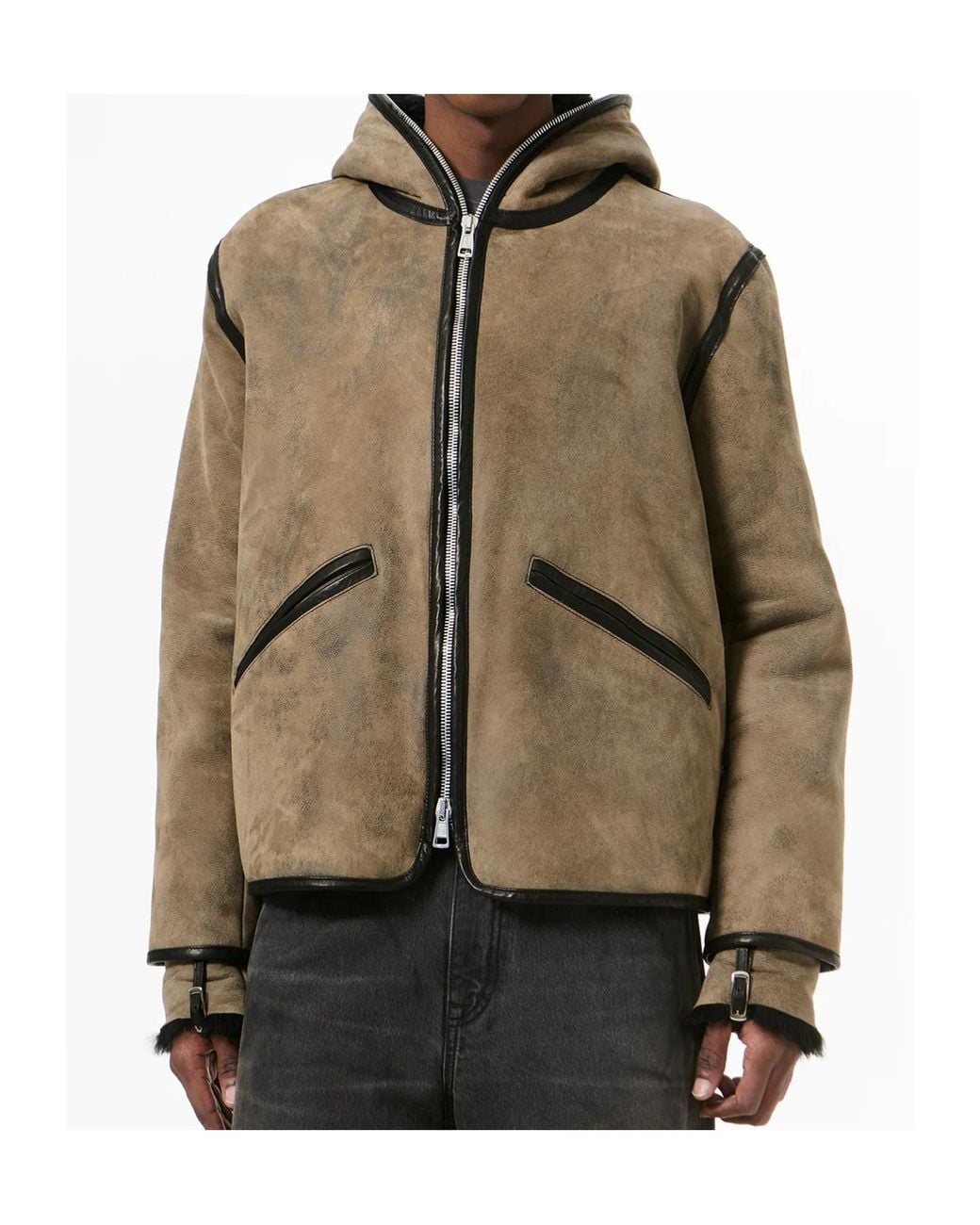 Our Legacy Brown Full Zip Jacket for men