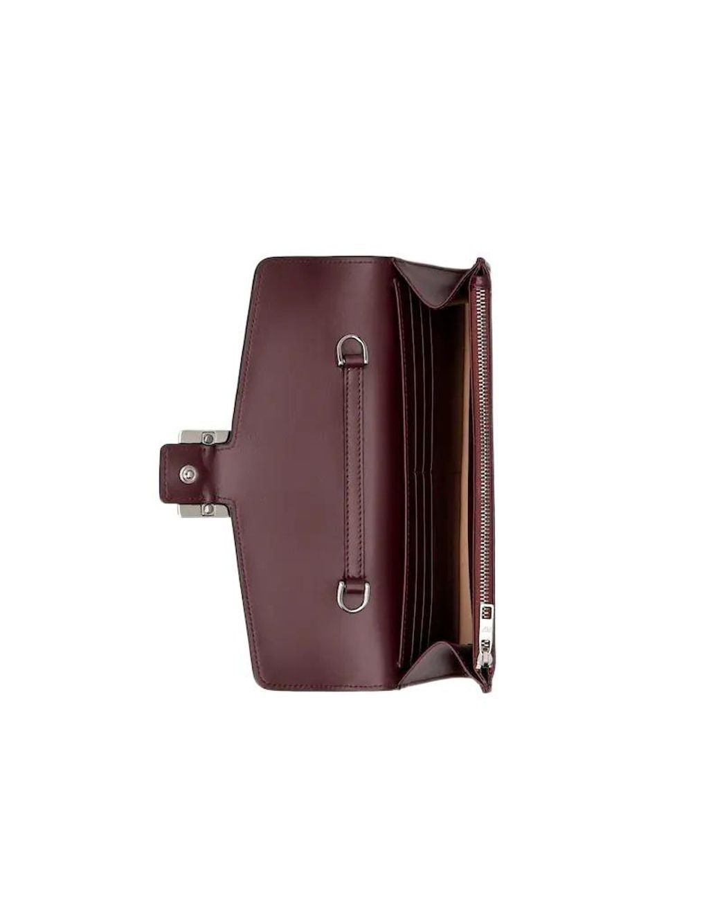 Roger Vivier Purple Belle Vivier Chain Wallet