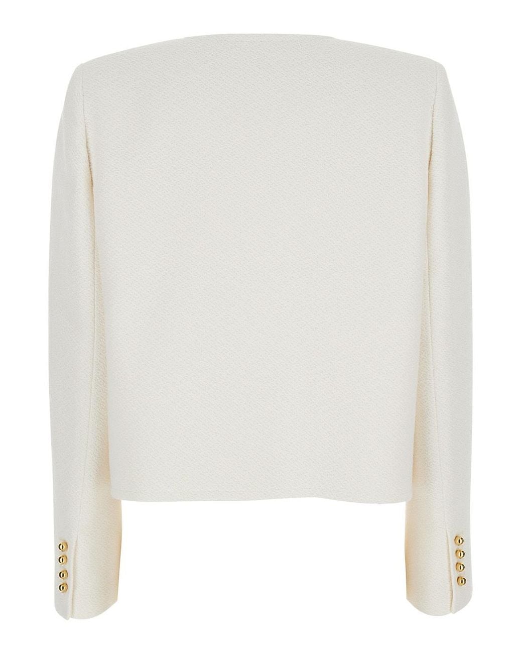 Céline White Icone Jacket