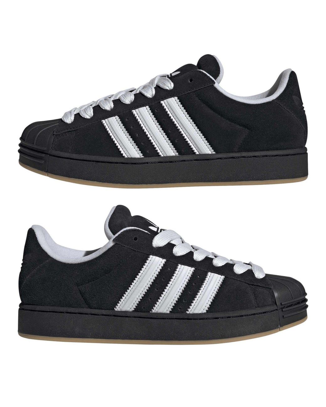 Adidas Originals Black Low-Top Suede Sneakers for men