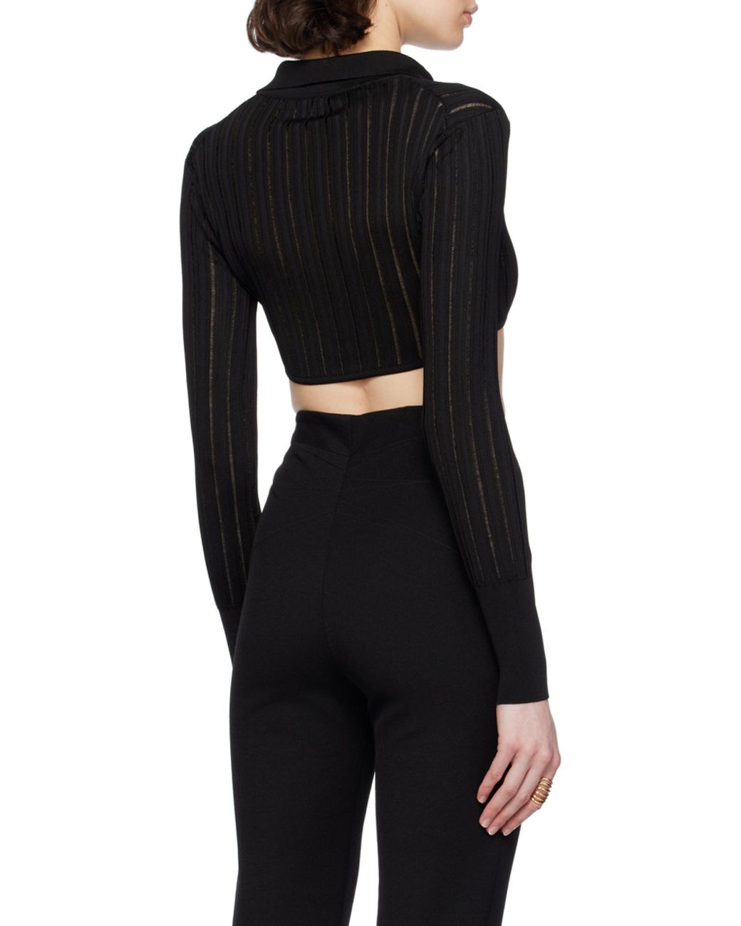 Alaïa Black Alaïa Crinoline Cardigan