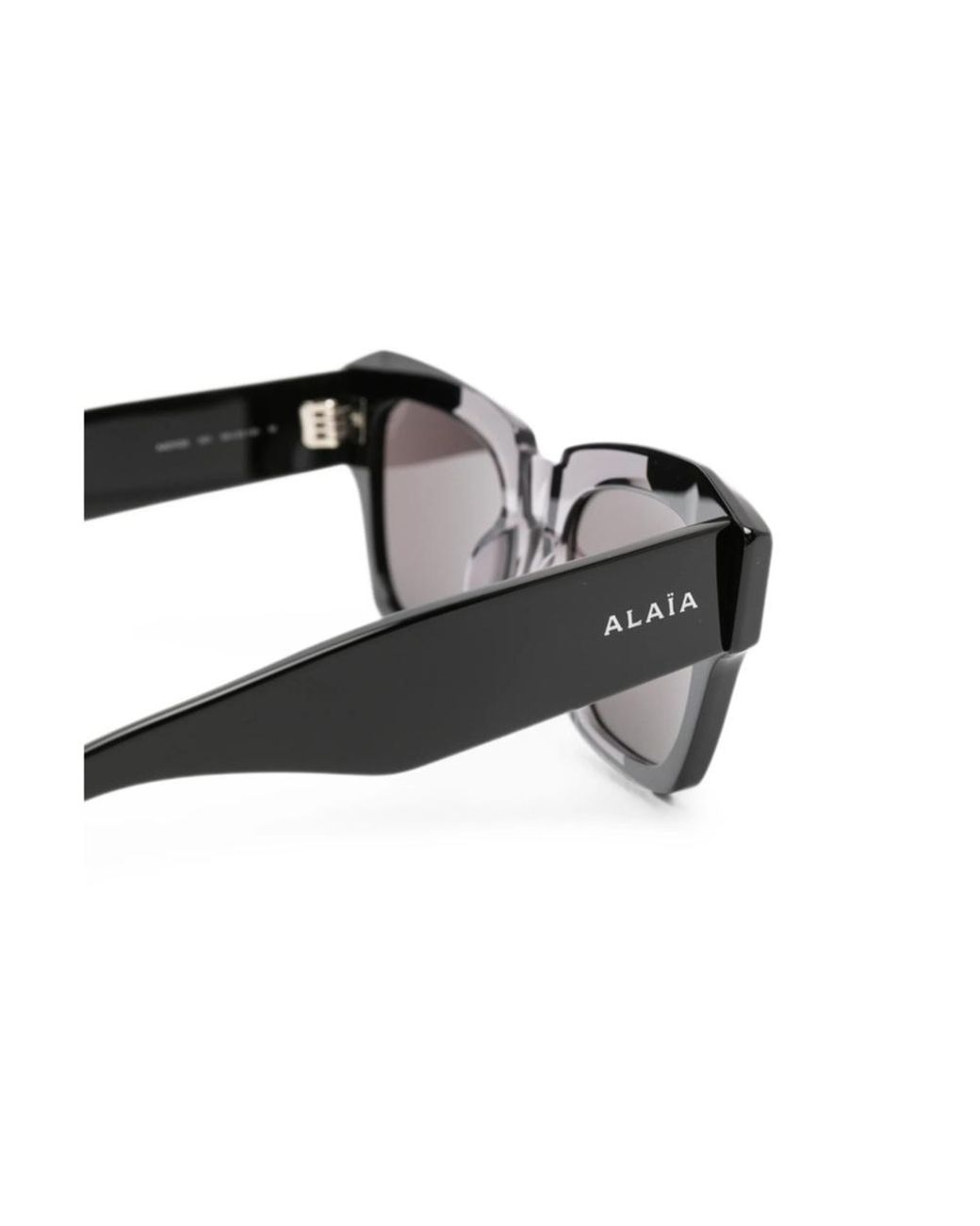 Alaïa White Square-Frame Sunglasses