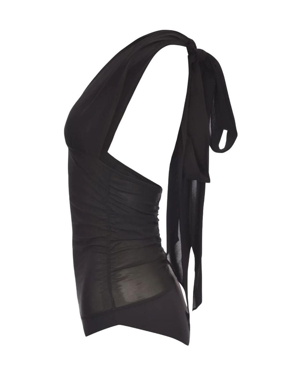 Pinko Black Belted Sleeveless One-Piece